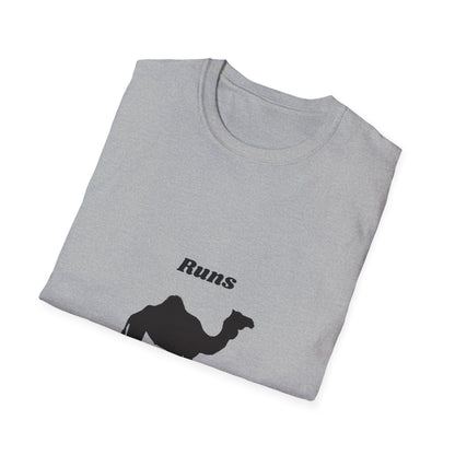 Runs on Plants T-Shirt | Camel