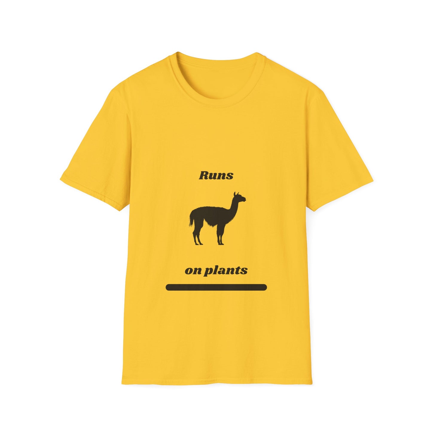 Runs on Plants T-Shirt | Llama