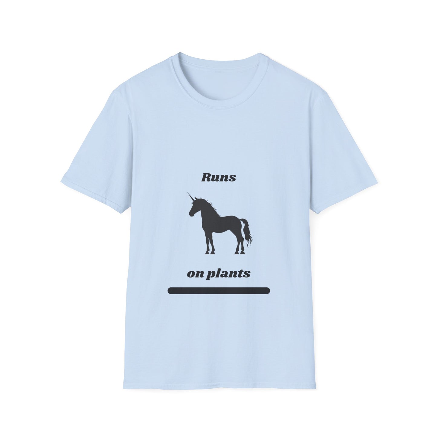 Runs on Plants T-Shirt | Unicorn
