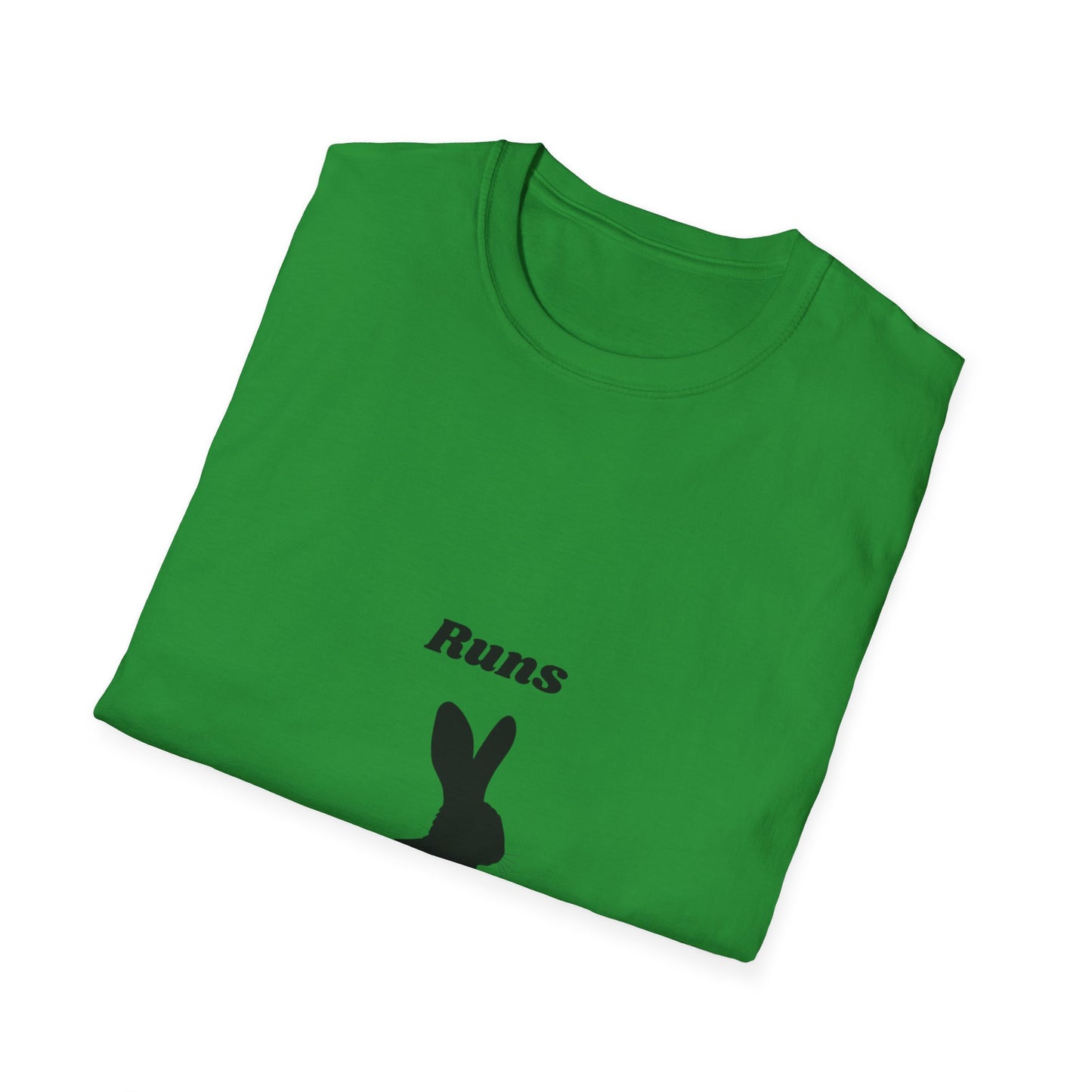 Runs on Plants T-Shirt | Rabbit