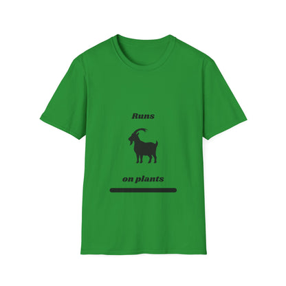 Runs on Plants T-Shirt | Mtn. Goat