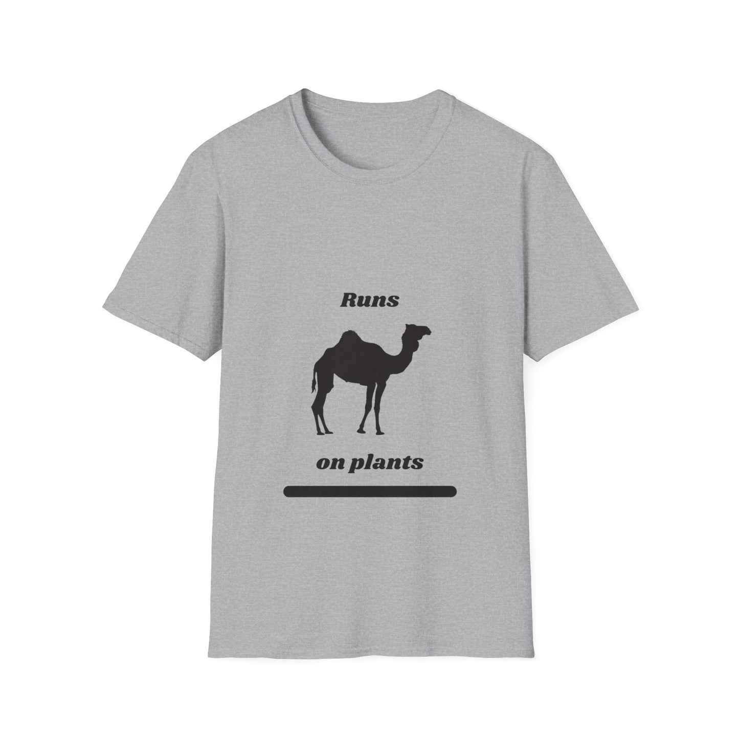 Runs on Plants T-Shirt | Camel
