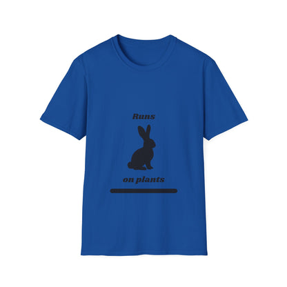 Runs on Plants T-Shirt | Rabbit