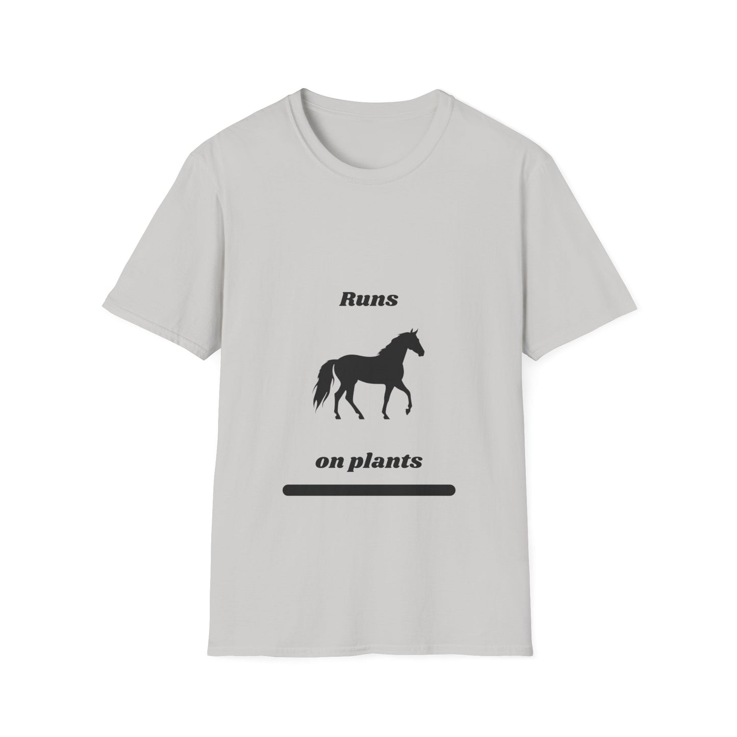 Runs on Plants T-Shirt | Horse