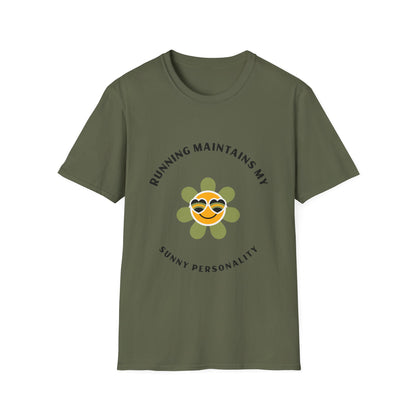 Running maintains my sunny personality T-Shirt