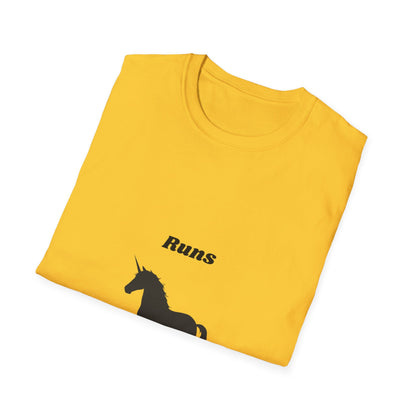 Runs on Plants T-Shirt | Unicorn