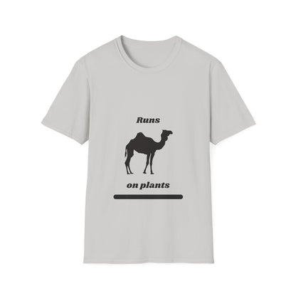 Runs on Plants T-Shirt | Camel