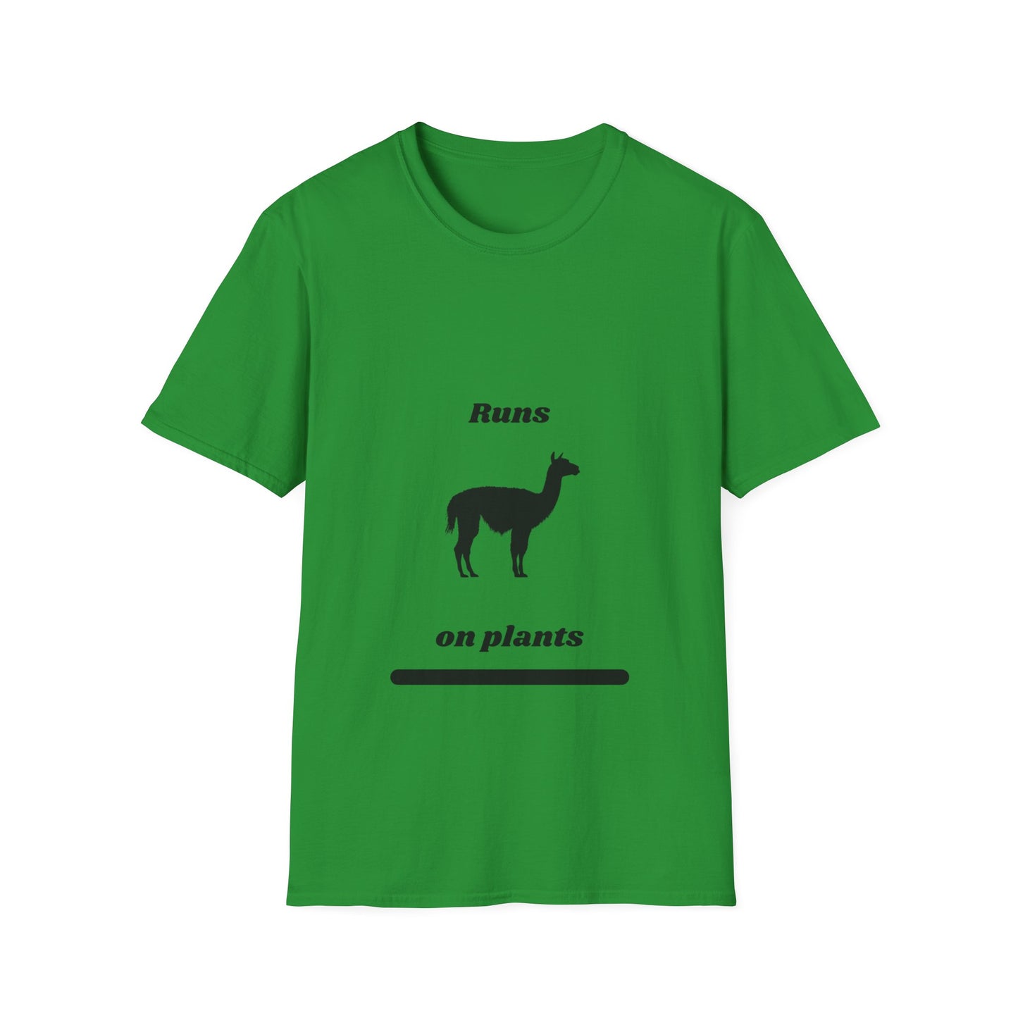 Runs on Plants T-Shirt | Llama