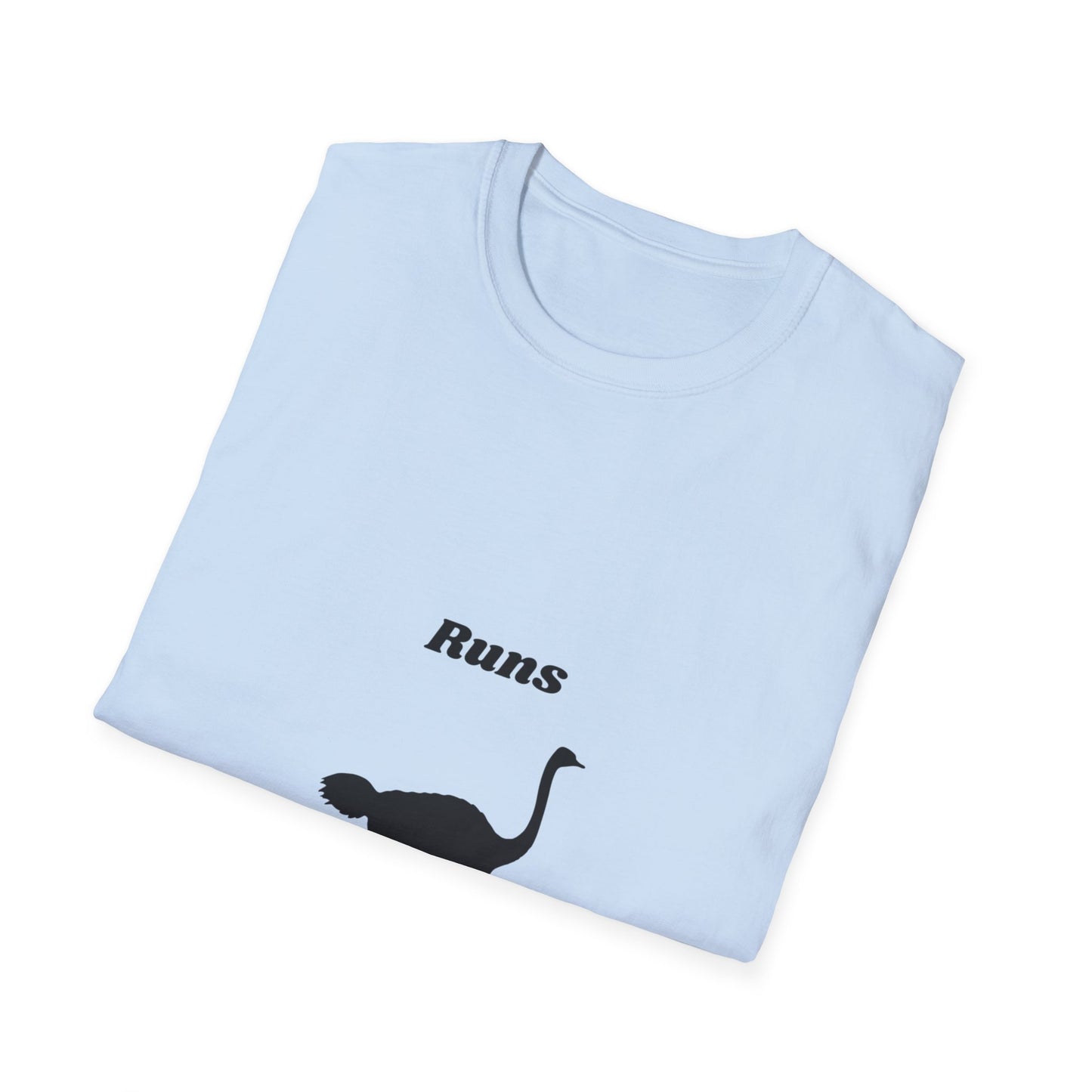 Runs on Plants T-Shirt | Ostrich
