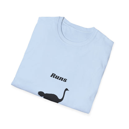 Runs on Plants T-Shirt | Ostrich