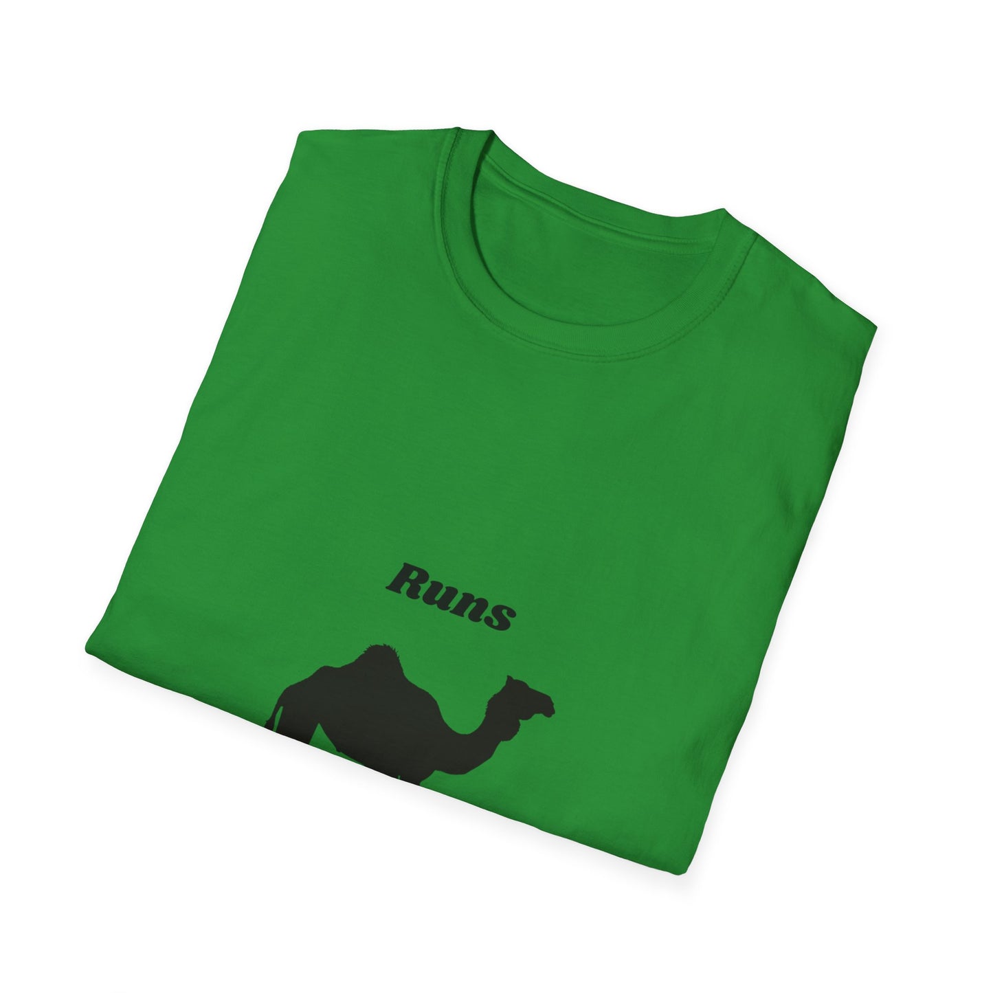 Runs on Plants T-Shirt | Camel