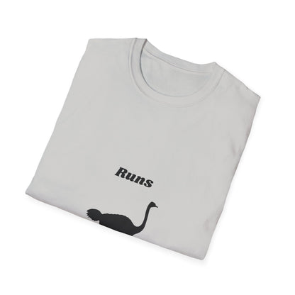 Runs on Plants T-Shirt | Ostrich