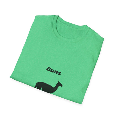 Runs on Plants T-Shirt | Llama