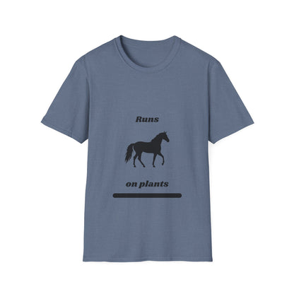 Runs on Plants T-Shirt | Horse