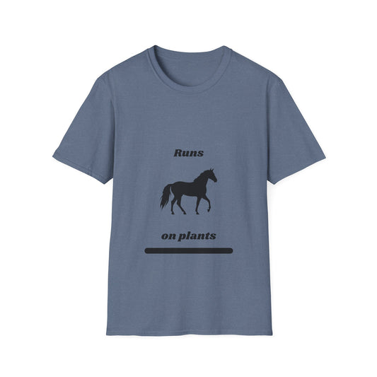 Runs on Plants T-Shirt | Horse