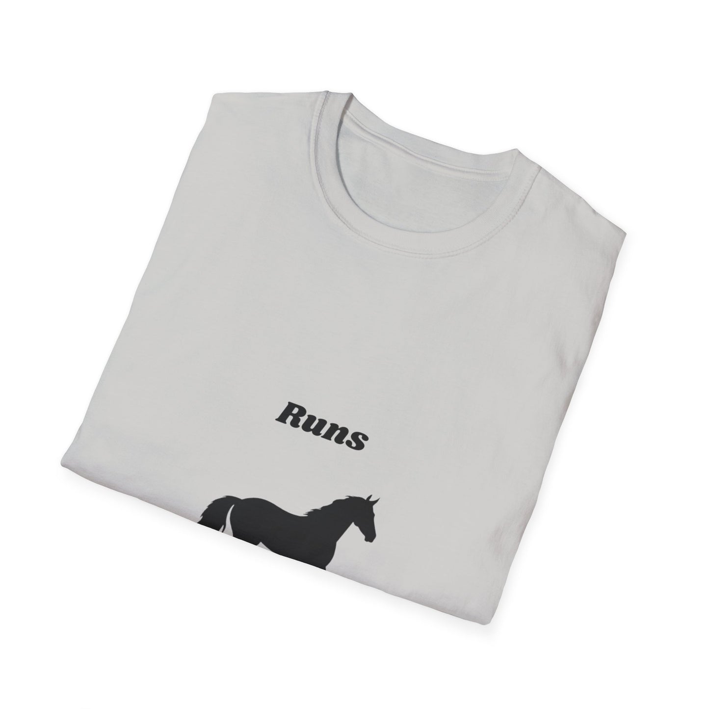 Runs on Plants T-Shirt | Horse
