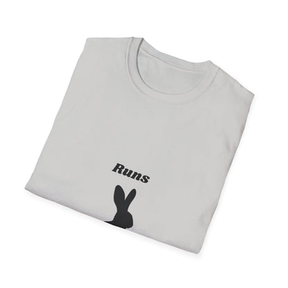 Runs on Plants T-Shirt | Rabbit