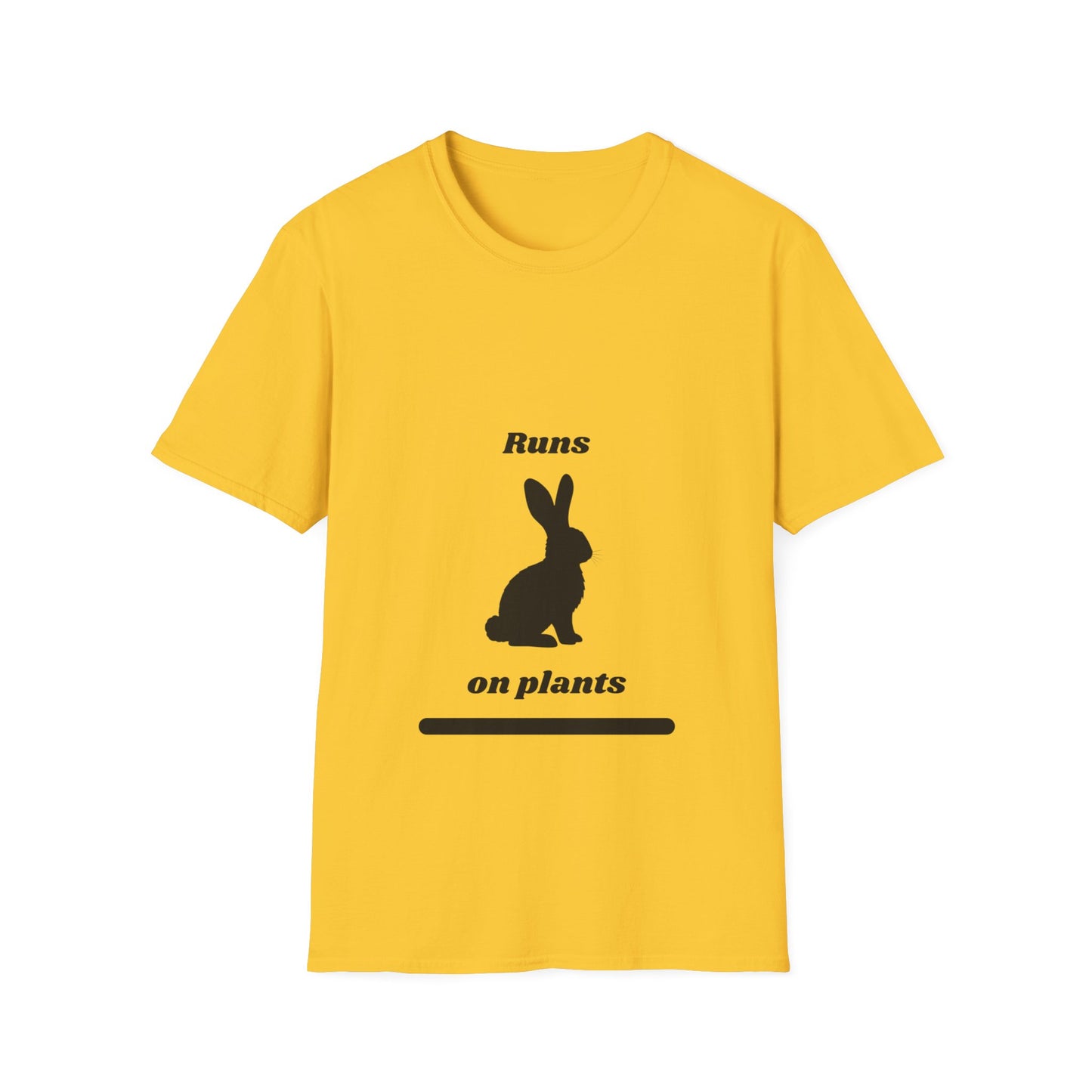 Runs on Plants T-Shirt | Rabbit