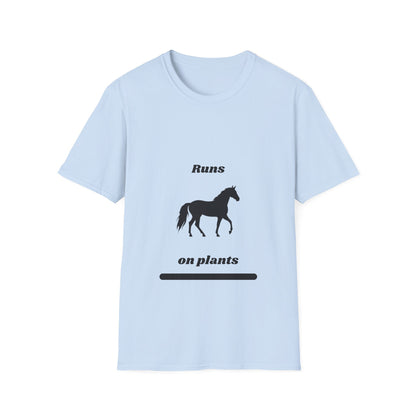 Runs on Plants T-Shirt | Horse