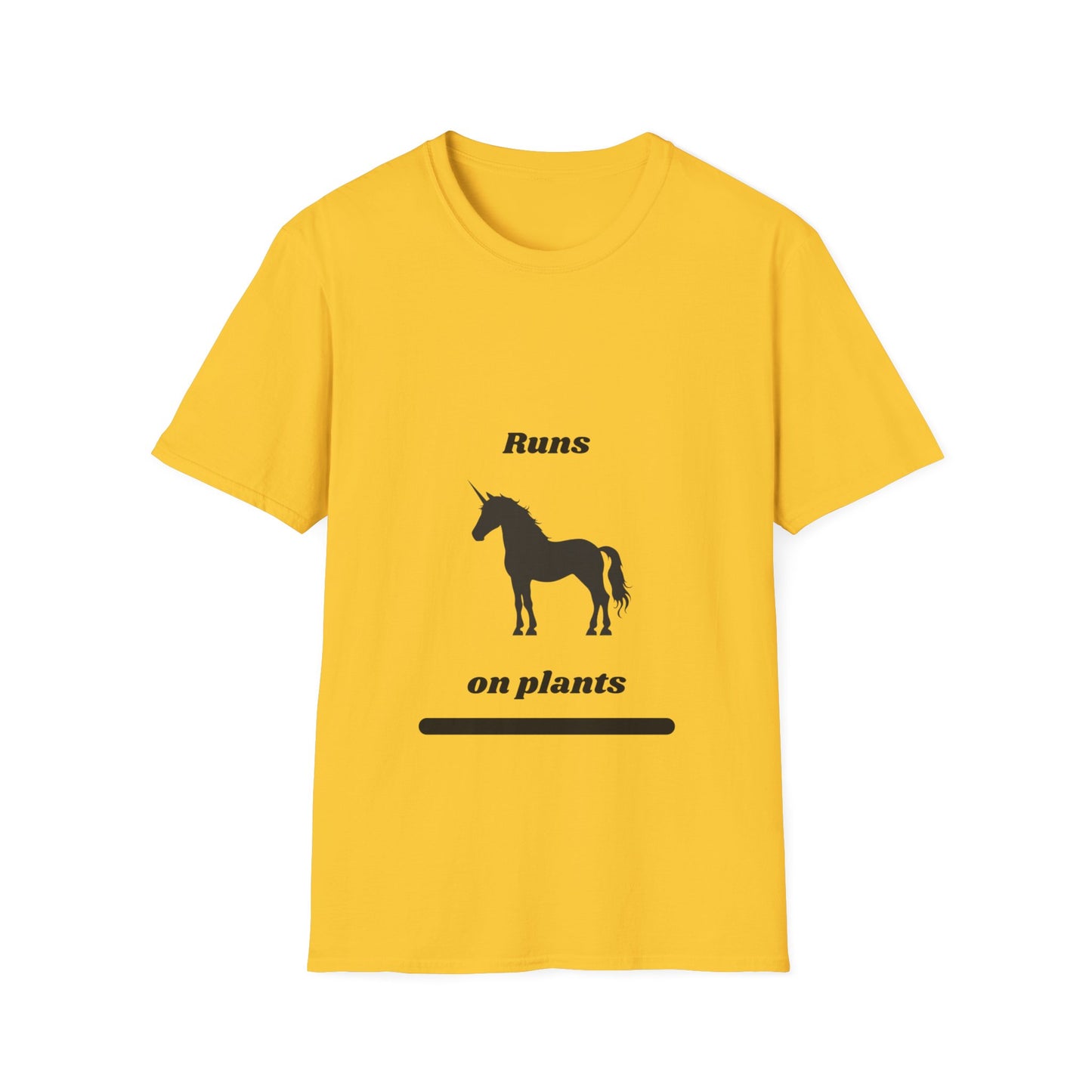 Runs on Plants T-Shirt | Unicorn