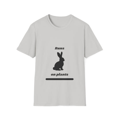 Runs on Plants T-Shirt | Rabbit