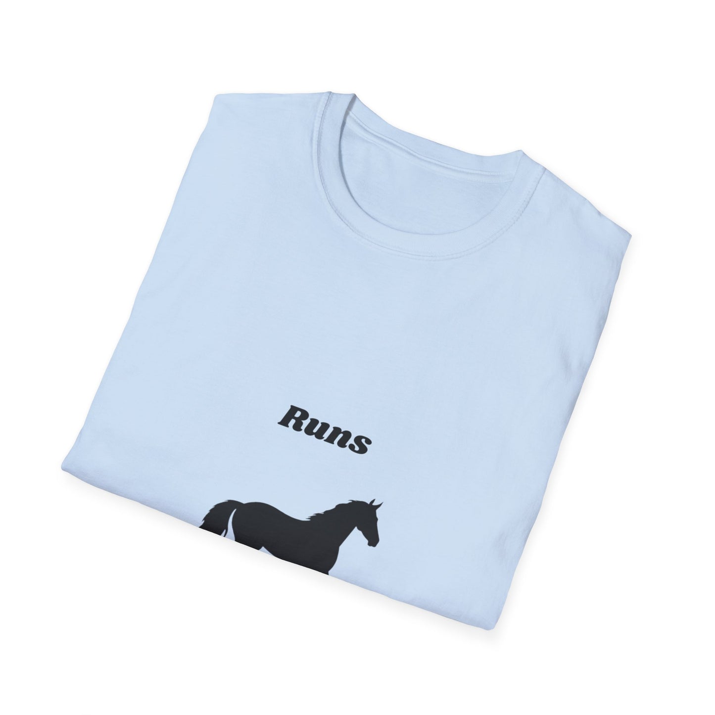 Runs on Plants T-Shirt | Horse