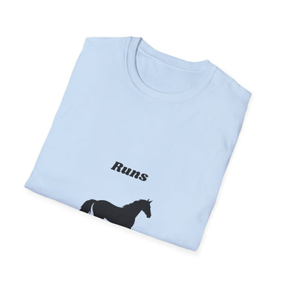 Runs on Plants T-Shirt | Horse