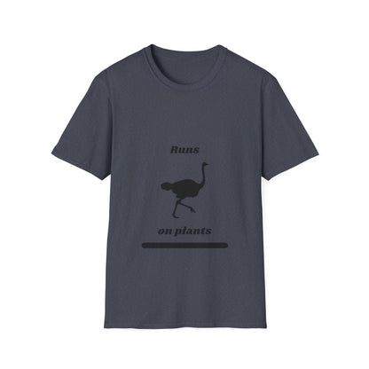 Runs on Plants T-Shirt | Ostrich