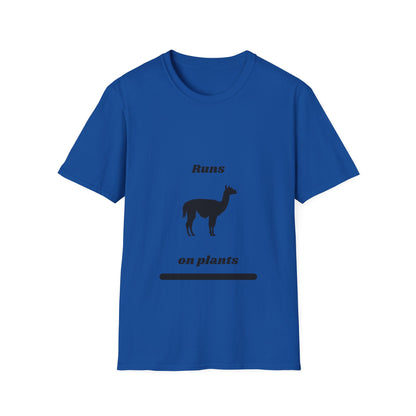 Runs on Plants T-Shirt | Llama