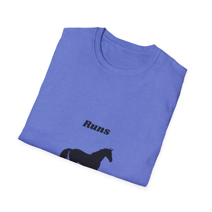 Runs on Plants T-Shirt | Horse