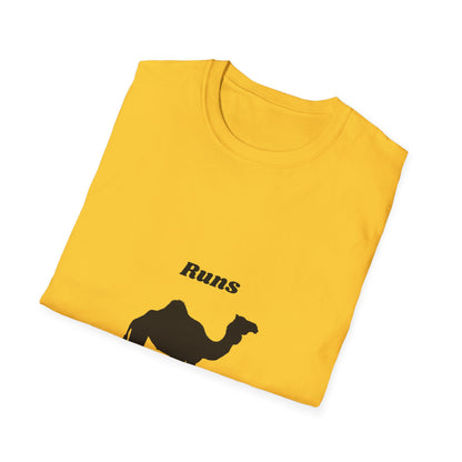 Runs on Plants T-Shirt | Camel