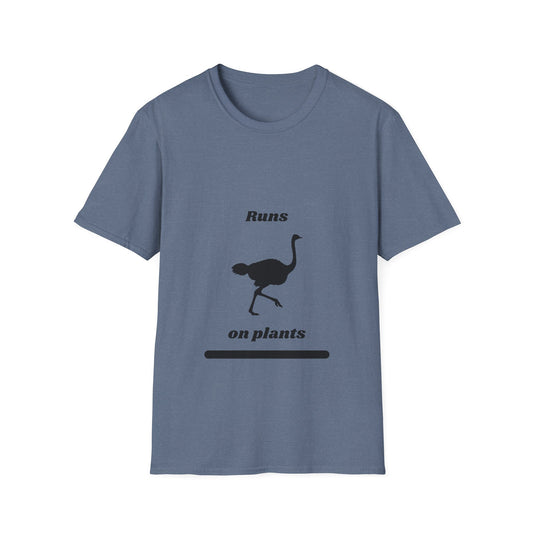 Runs on Plants T-Shirt | Ostrich