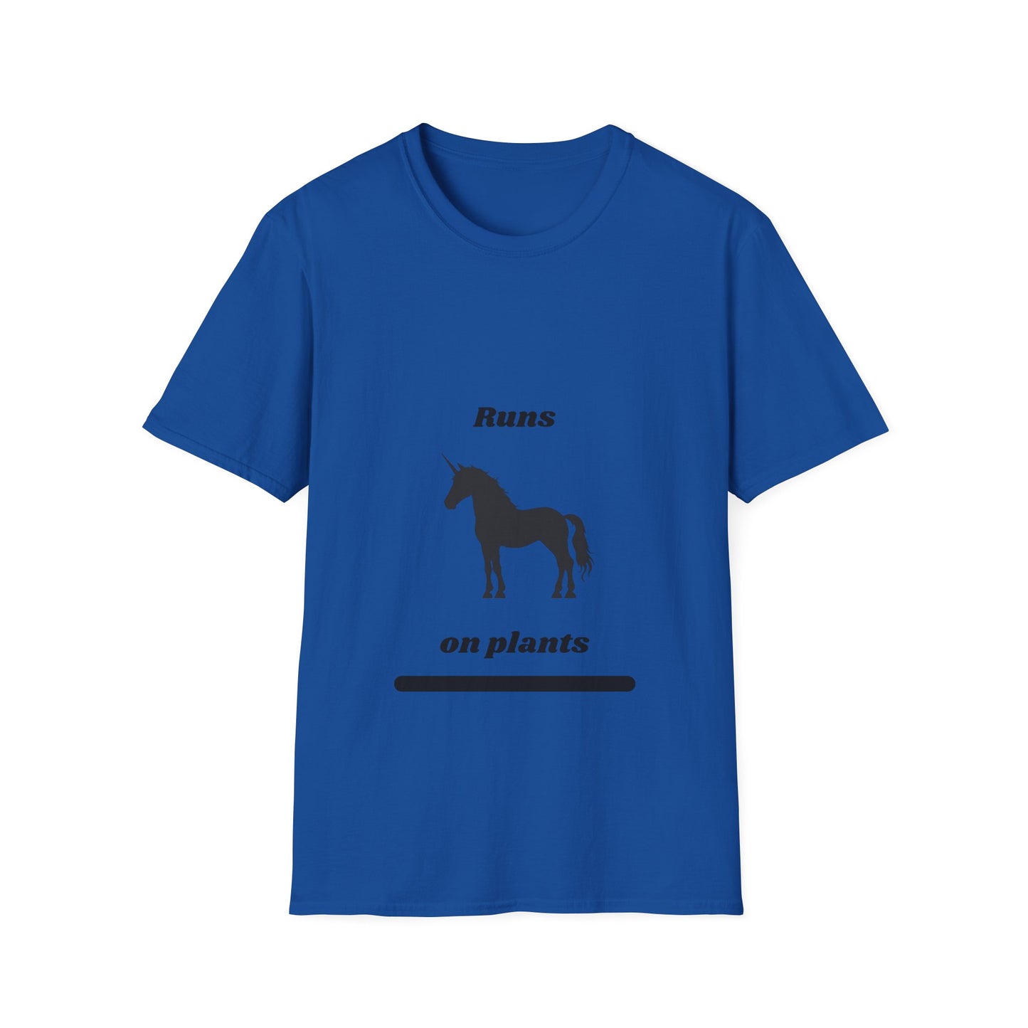 Runs on Plants T-Shirt | Unicorn