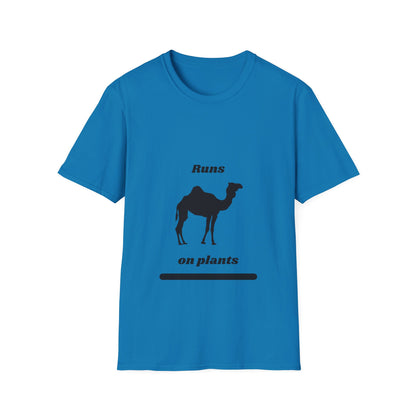 Runs on Plants T-Shirt | Camel