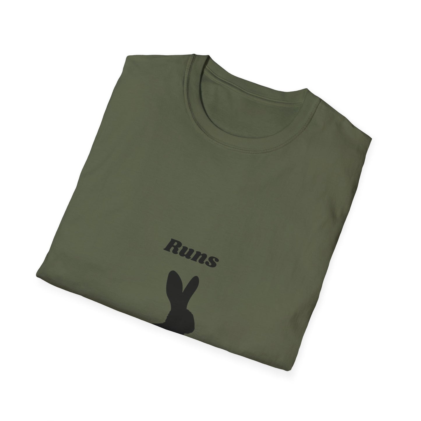 Runs on Plants T-Shirt | Rabbit