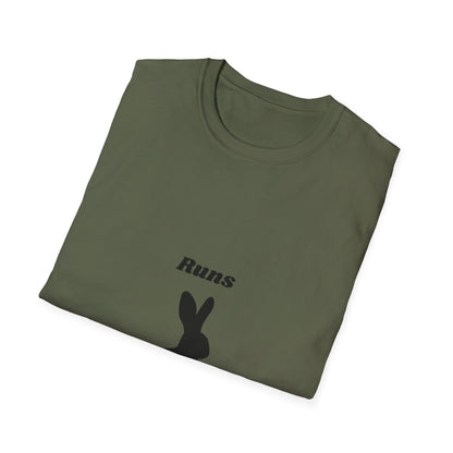 Runs on Plants T-Shirt | Rabbit