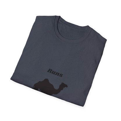 Runs on Plants T-Shirt | Camel