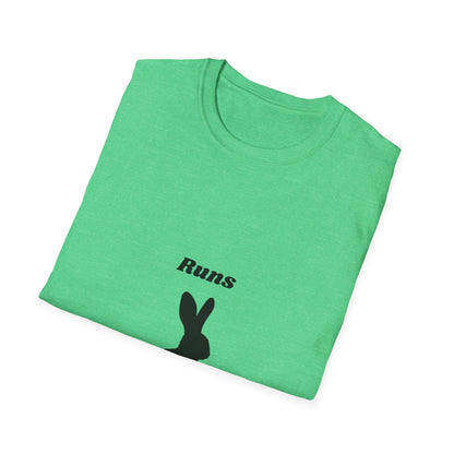 Runs on Plants T-Shirt | Rabbit