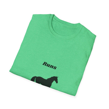 Runs on Plants T-Shirt | Horse