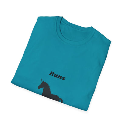 Runs on Plants T-Shirt | Unicorn