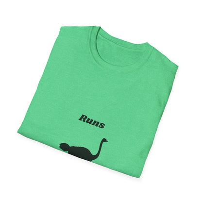 Runs on Plants T-Shirt | Ostrich