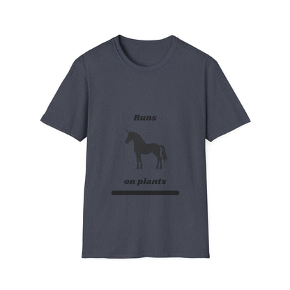 Runs on Plants T-Shirt | Unicorn