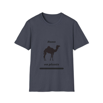 Runs on Plants T-Shirt | Camel