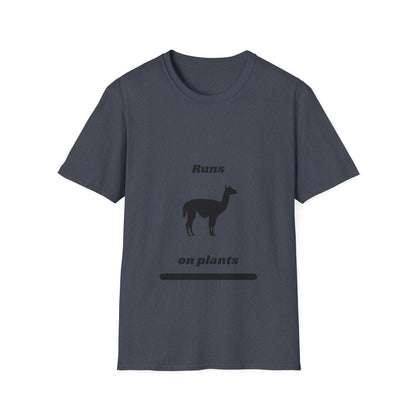 Runs on Plants T-Shirt | Llama