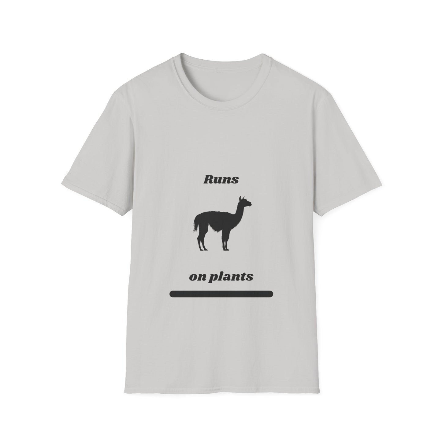 Runs on Plants T-Shirt | Llama