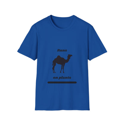 Runs on Plants T-Shirt | Camel